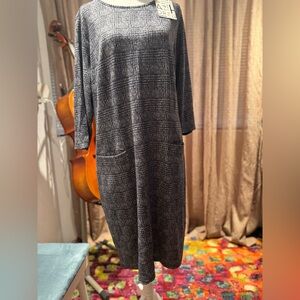 NWT Jacquard Knit Dress Size 1X